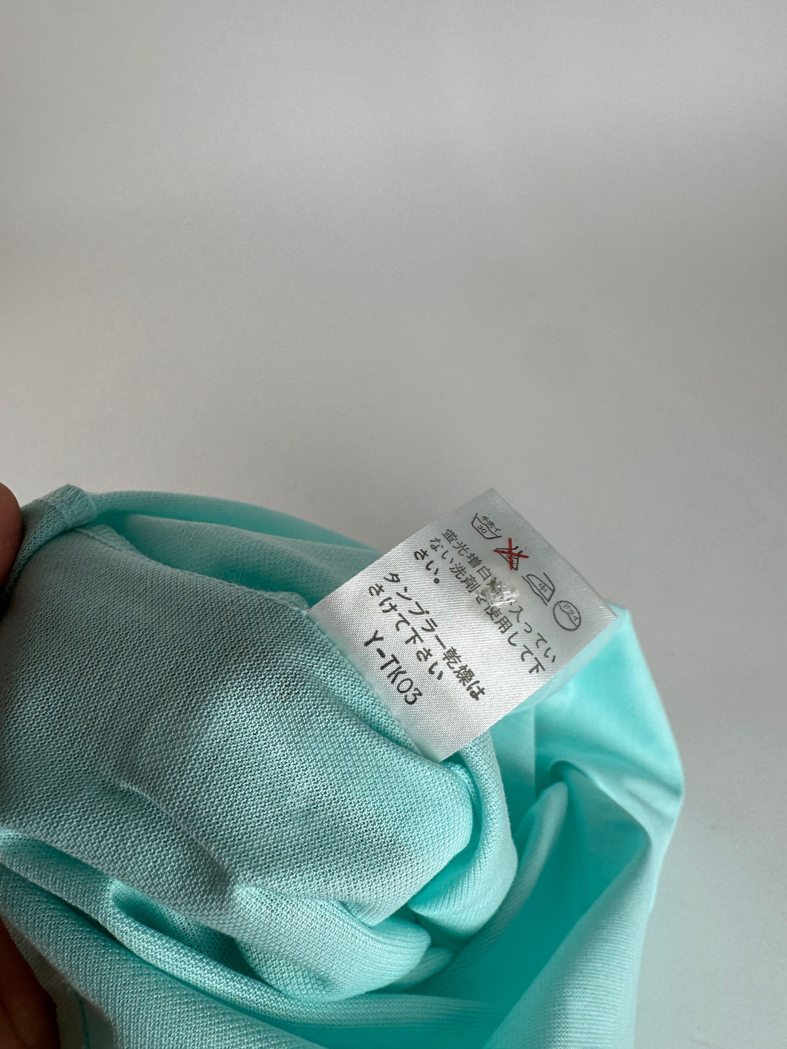 Dior Vintage Polo Shirt Turquoise L Size L / US 10 / IT 46 - 9 Thumbnail