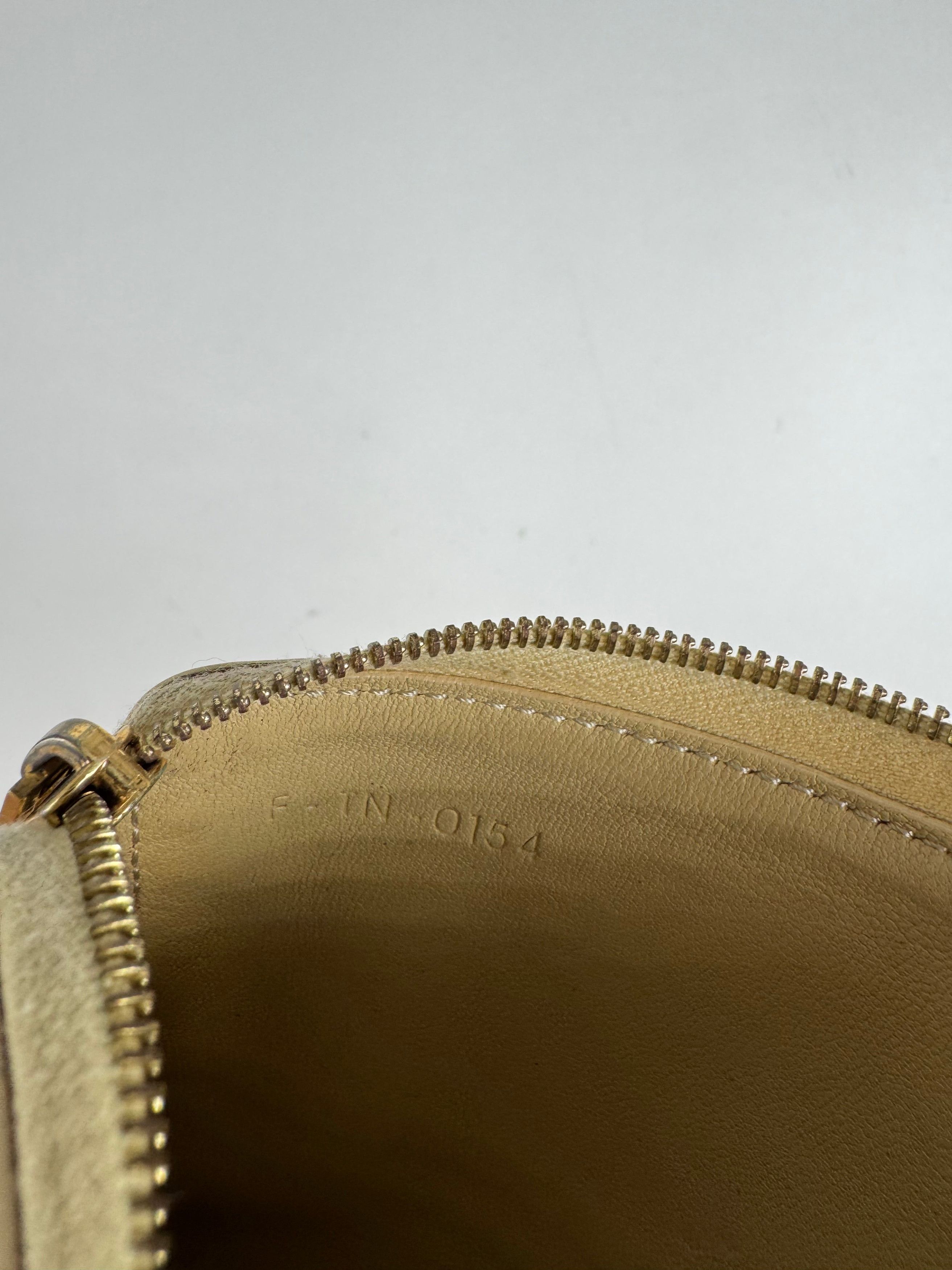 Celine Vintage Paris Leather Card Holder Beige Brown Size ONE SIZE - 6 Thumbnail