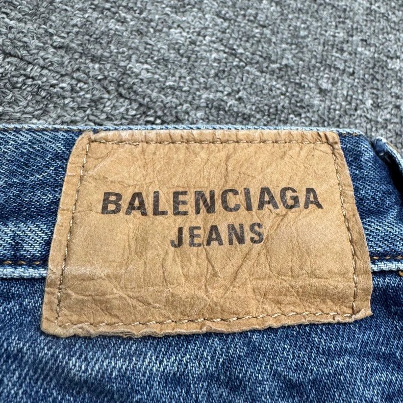 Balenciaga Balenciaga Distressed Denim Jeans Size US 34 / EU 50 - 3 Thumbnail