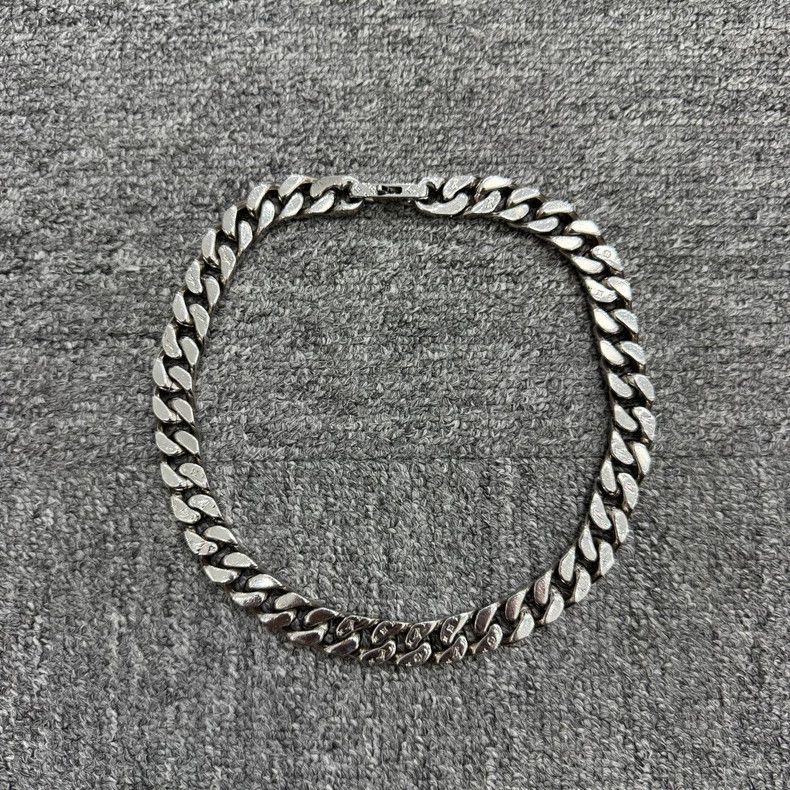 Louis Vuitton Louis Vuitton Silver Cuban Link Necklace Size ONE SIZE - 2 Thumbnail