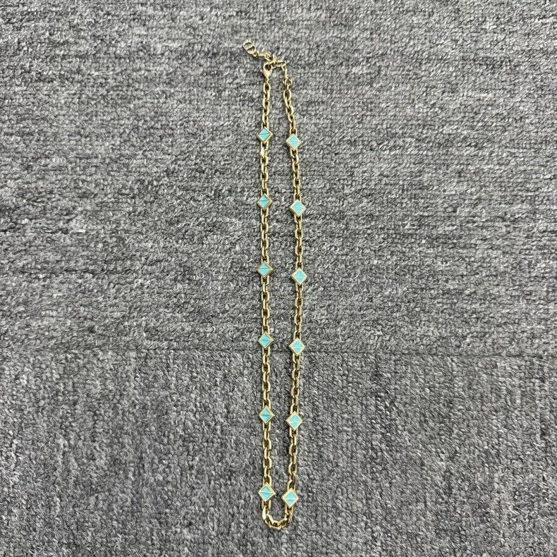 Dior Dior CD Logo Gold Chain Necklace Size ONE SIZE - 2 Thumbnail