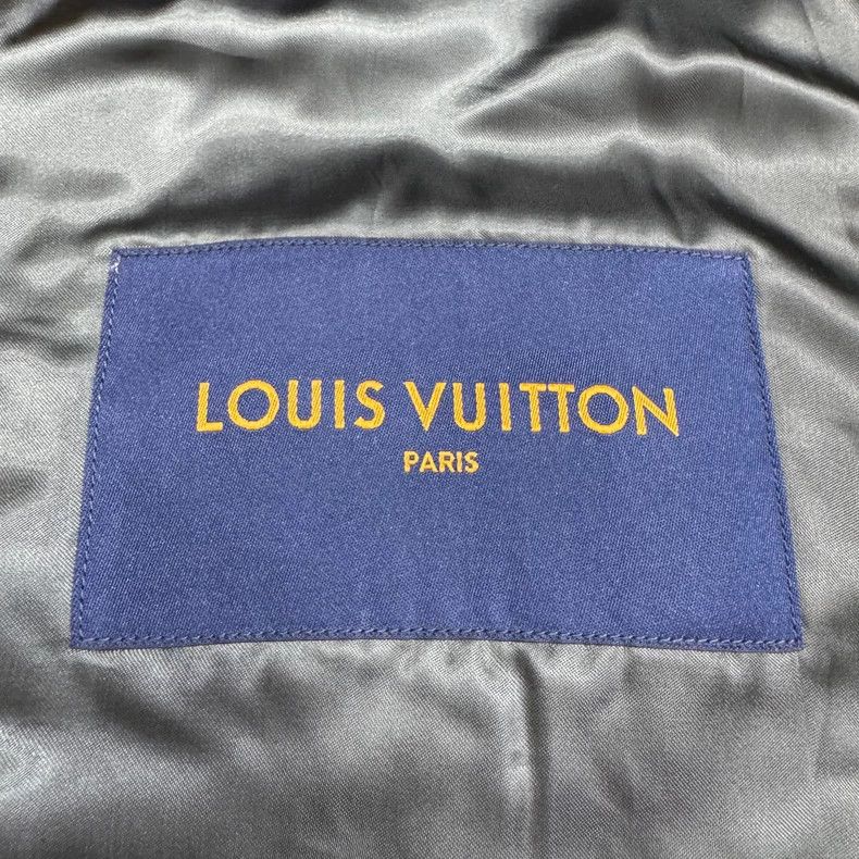 Louis Vuitton Louis Vuitton Colorblock Leather Bomber Jacket Size US XXL / EU 58 / 5 - 3 Thumbnail