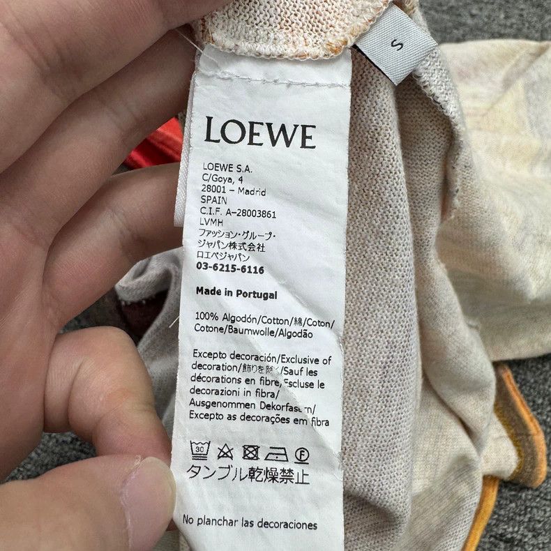Loewe Loewe Sunset Colorblock Short Sleeve Shirt Size US S / EU 44-46 / 1 - 4 Thumbnail