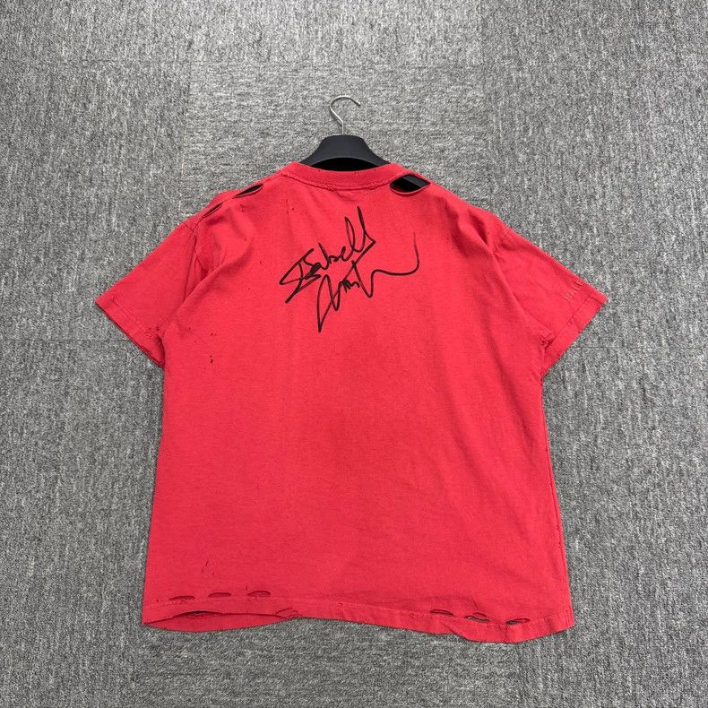 Balenciaga Balenciaga FW25 Distressed Graphic Short Sleeve Size US M / EU 48-50 / 2 - 2 Thumbnail