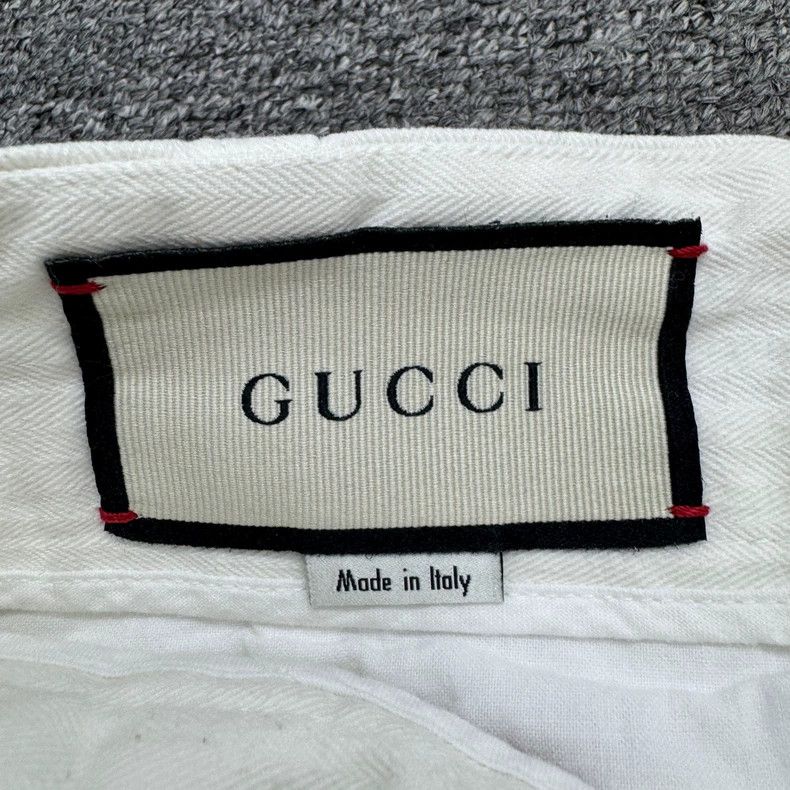 Gucci Gucci Embroidered Letter Shorts Size US 31 - 3 Thumbnail