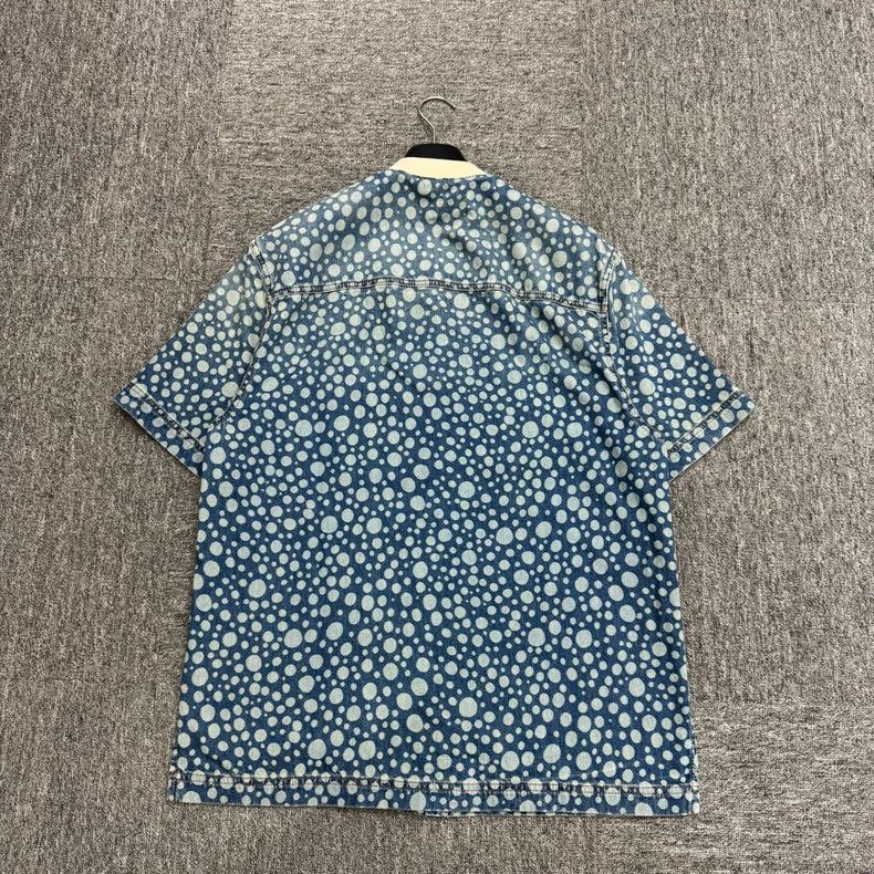 Louis Vuitton Louis Vuitton Kusama Polka Dot Denim Shirt Size US M / EU 48-50 / 2 - 2 Thumbnail