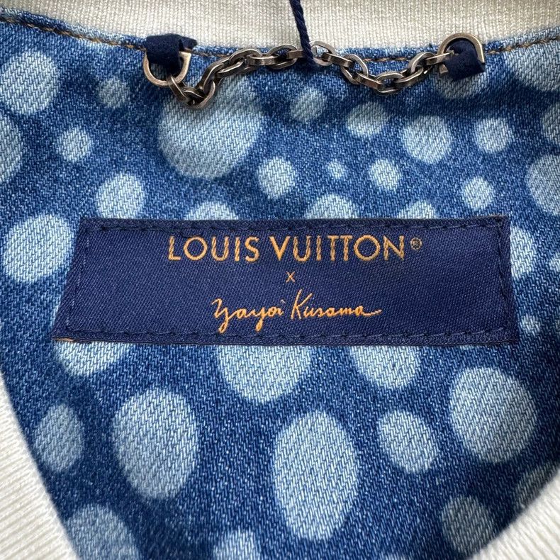 Louis Vuitton Louis Vuitton Kusama Polka Dot Denim Shirt Size US M / EU 48-50 / 2 - 3 Thumbnail