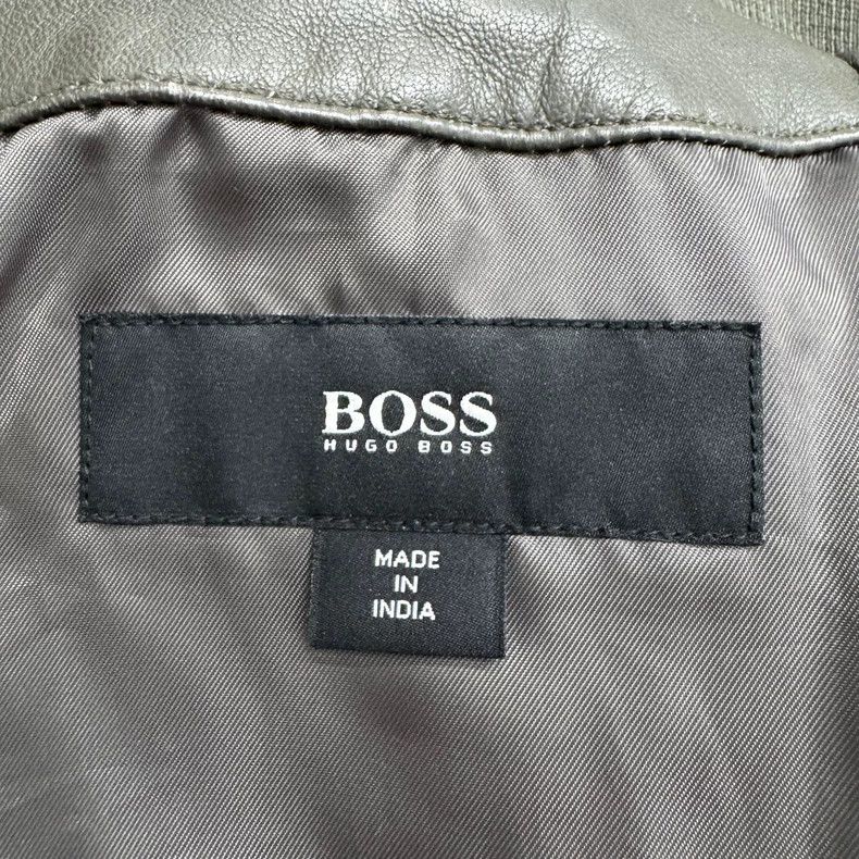 Vintage Boss Leather Jacket Size US L / EU 52-54 / 3 - 4 Thumbnail