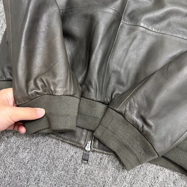 Vintage Boss Leather Jacket Size US L / EU 52-54 / 3 - 3 Thumbnail