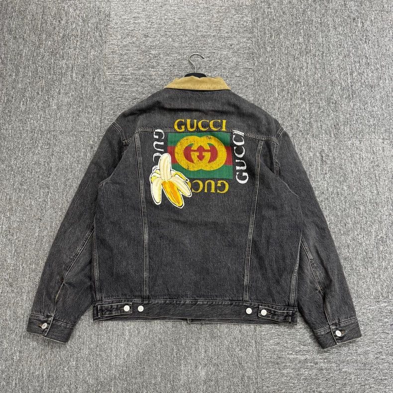 Gucci Gucci Embroidered Denim Jacket Size US L / EU 52-54 / 3 - 2 Thumbnail