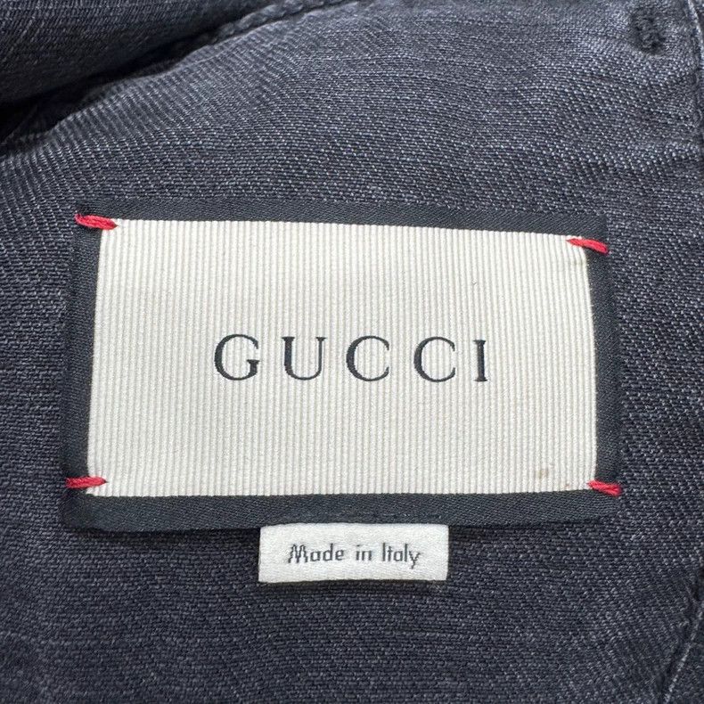 Gucci Gucci Flocked Panther Studded Denim Jacket Size US L / EU 52-54 / 3 - 3 Thumbnail