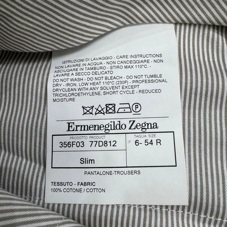 Ermenegildo Zegna Ermenegildo Zegna Solid Casual Pants Size US 36 / EU 52 - 4 Thumbnail