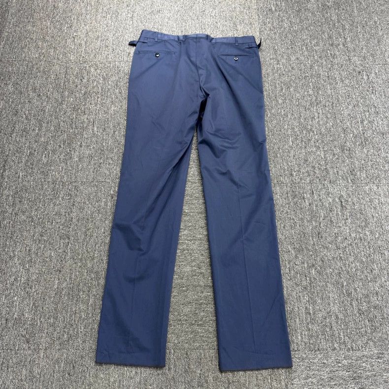 Ermenegildo Zegna Ermenegildo Zegna Blue Straight-Leg Pants Size US 36 / EU 52 - 2 Thumbnail