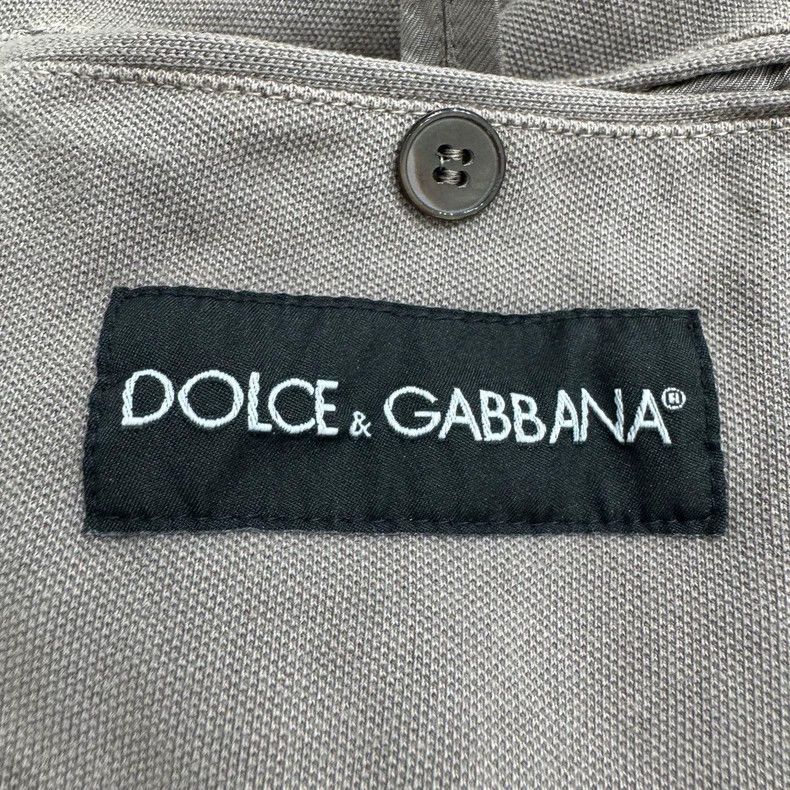 Dolce & Gabbana DG Beige Denim Blazer Jacket Size US L / EU 52-54 / 3 - 3 Thumbnail