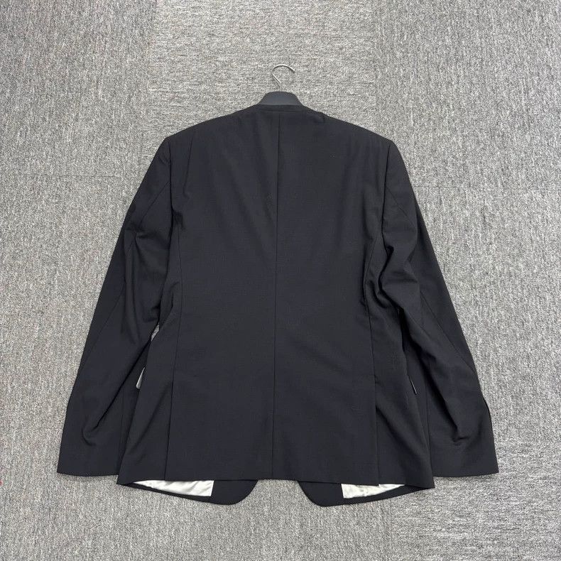 Dolce & Gabbana DG Collarless Wool Blazer Jacket Size US L / EU 52-54 / 3 - 2 Thumbnail