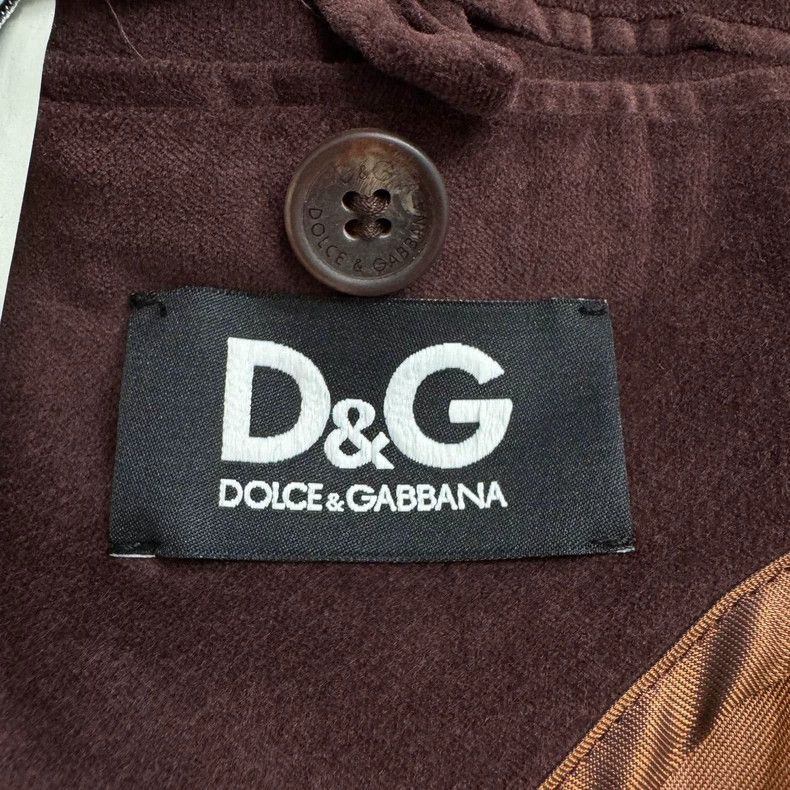 Dolce & Gabbana DG Burgundy Velvet Blazer Jacket Size US XL / EU 56 / 4 - 3 Thumbnail