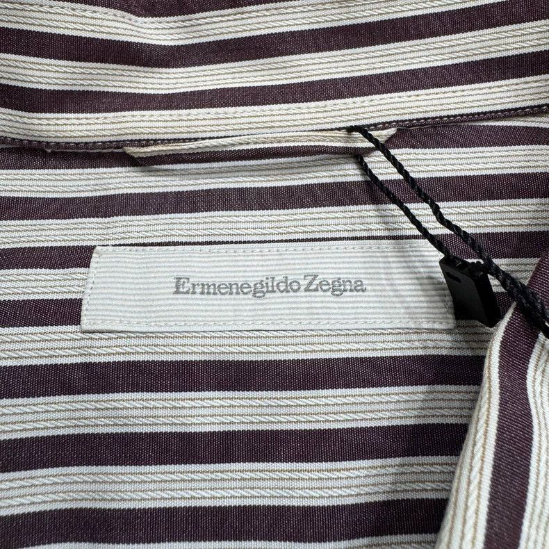 Ermenegildo Zegna Ermengildo Zegna Striped Shirt Size US XXL / EU 58 / 5 - 3 Thumbnail