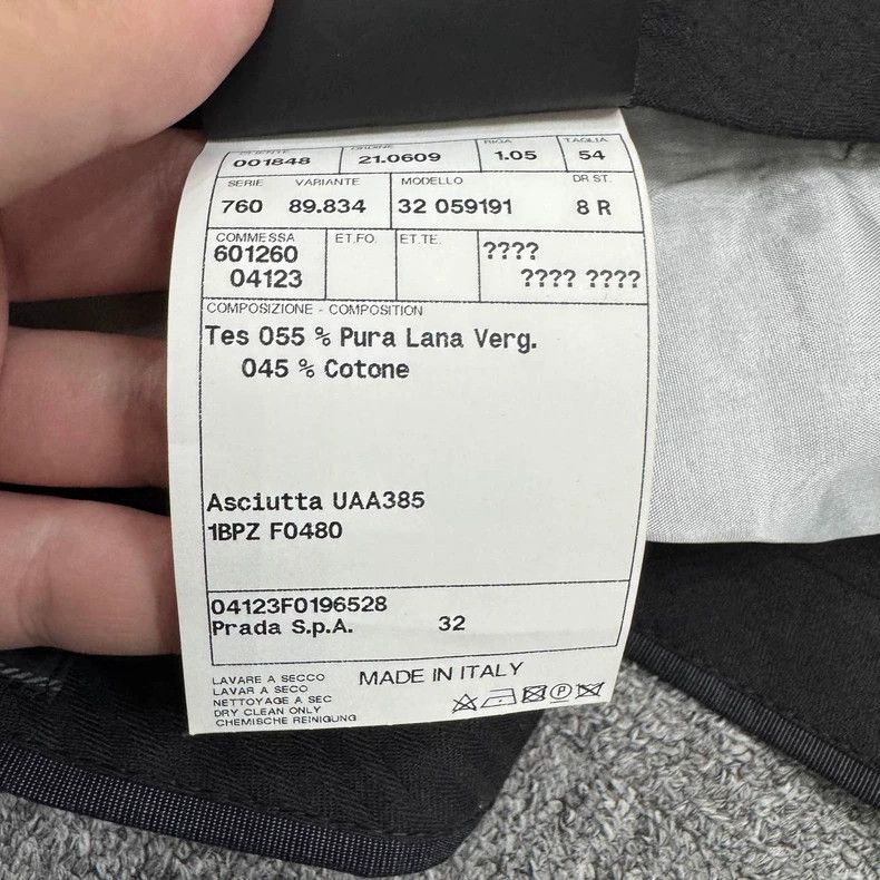 Prada Prada Checked Wool Casual Pants Size US 36 / EU 52 - 5 Thumbnail