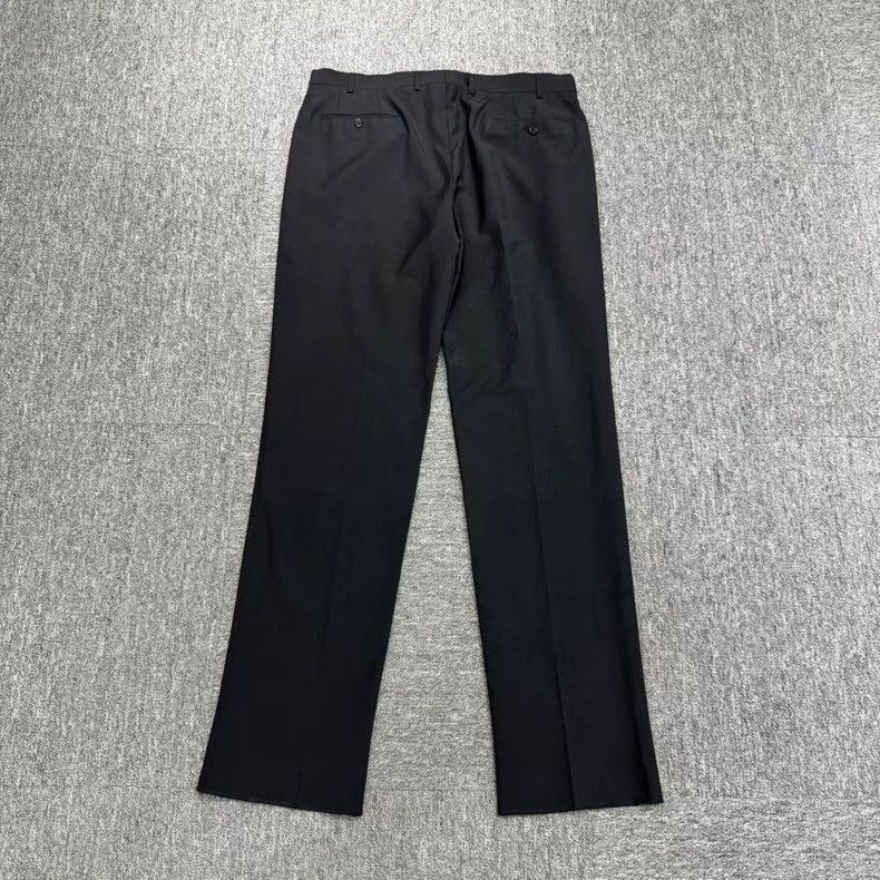 Emporio Armani Armani Black Wool Casual Pants Size US 36 / EU 52 - 2 Thumbnail