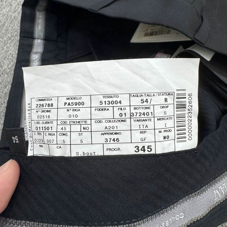 Emporio Armani Armani Black Wool Casual Pants Size US 36 / EU 52 - 5 Thumbnail