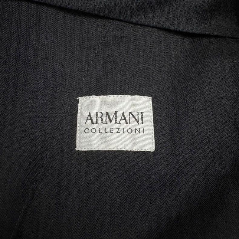 Emporio Armani Armani Black Wool Casual Pants Size US 36 / EU 52 - 4 Thumbnail