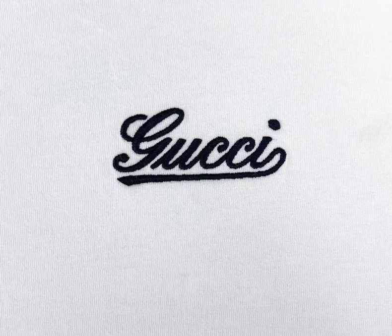 Gucci Gucci FW24 Embroidered Logo Short Sleeve Tee Size US L / EU 52-54 / 3 - 4 Thumbnail