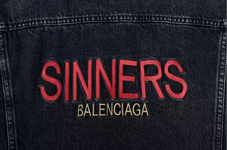 Balenciaga Balenciaga Black Distressed Denim Jacket Size US M / EU 48-50 / 2 - 6 Thumbnail