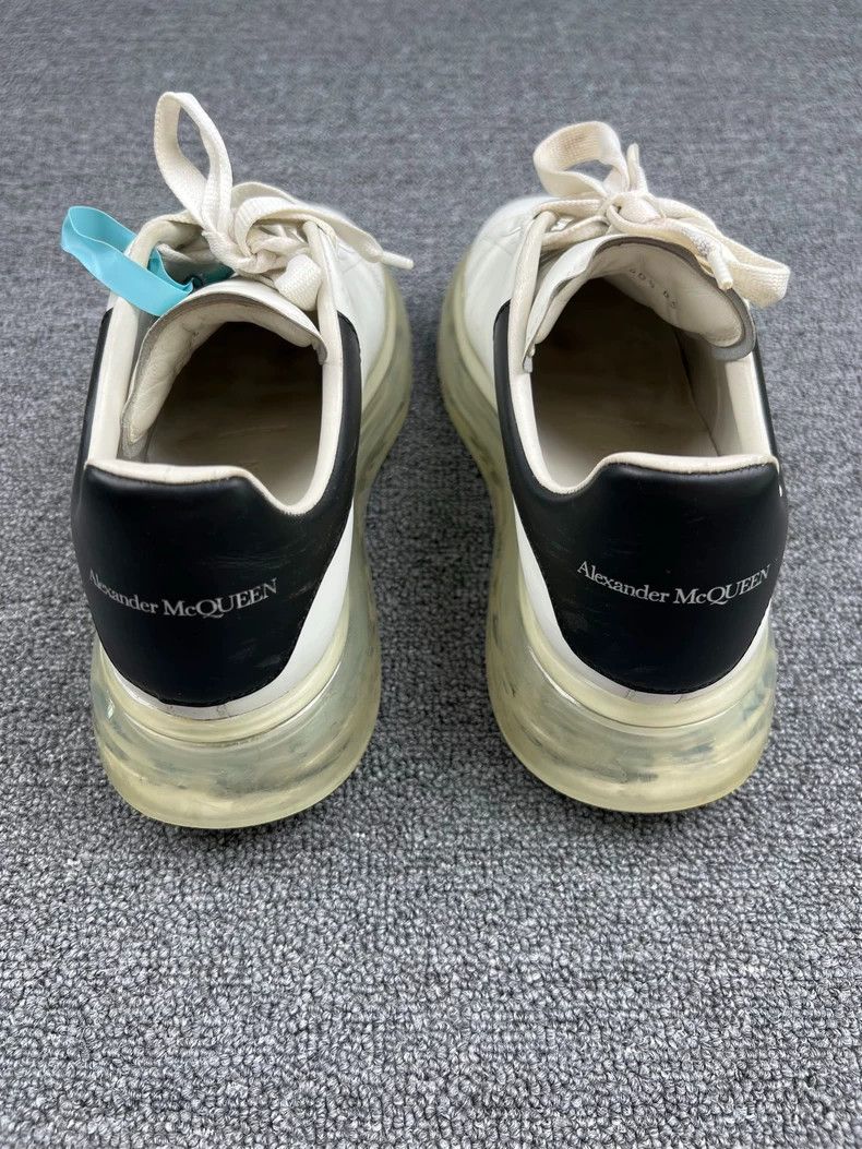 Alexander McQueen McQueen White Black Cushion Sneakers Size US 9.5 / EU 42-43 - 4 Thumbnail