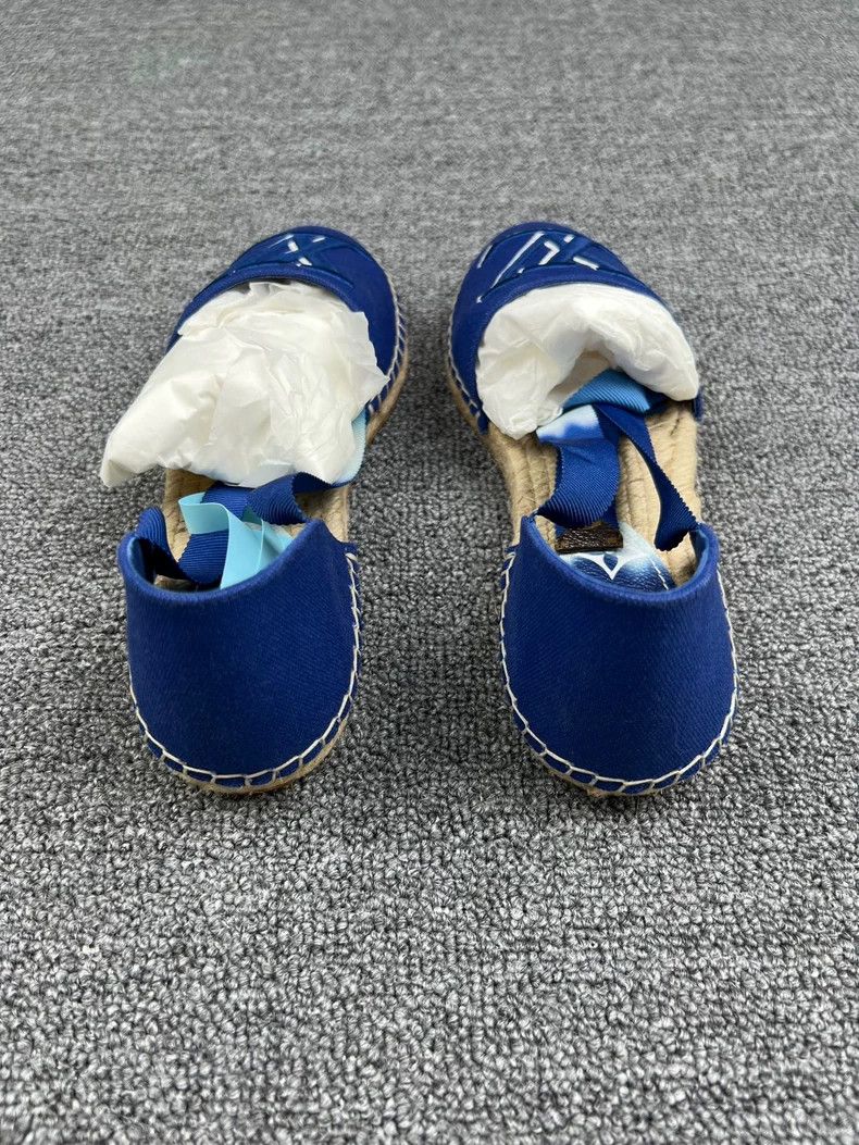 Louis Vuitton Louis Vuitton Blue Espadrilles Size US 6 / EU 39 - 4 Thumbnail