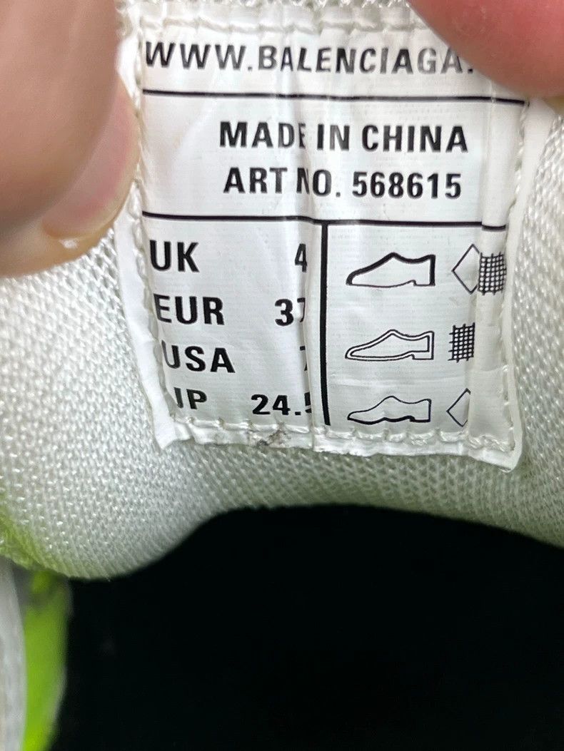 Balenciaga Balenciaga Track 2.0 White Green Sneakers Size US 5 / EU 37 - 6 Thumbnail