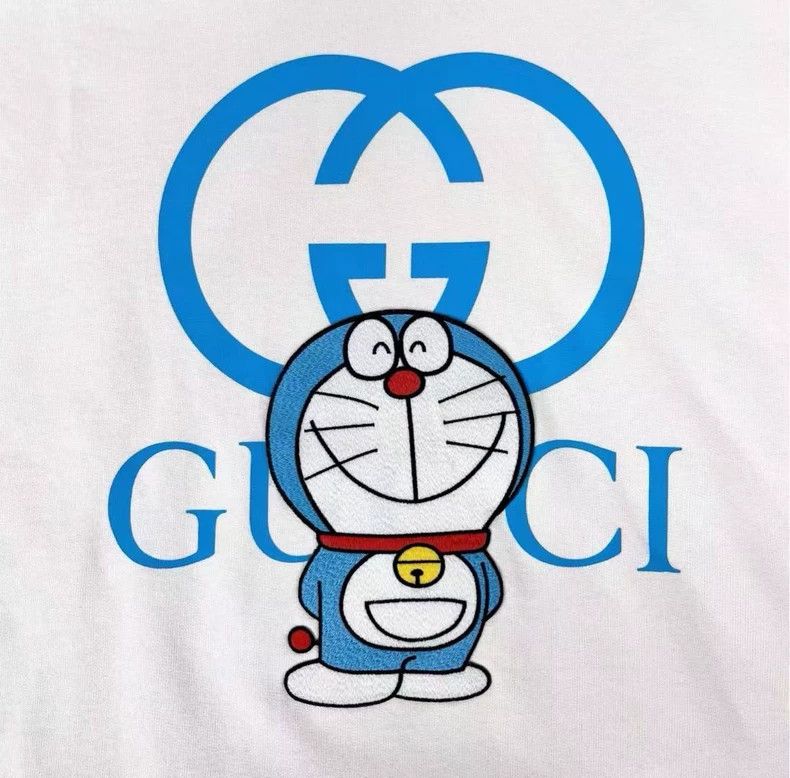 Gucci Gucci x Doraemon Embroidered Hoodie Size US XL / EU 56 / 4 - 4 Thumbnail