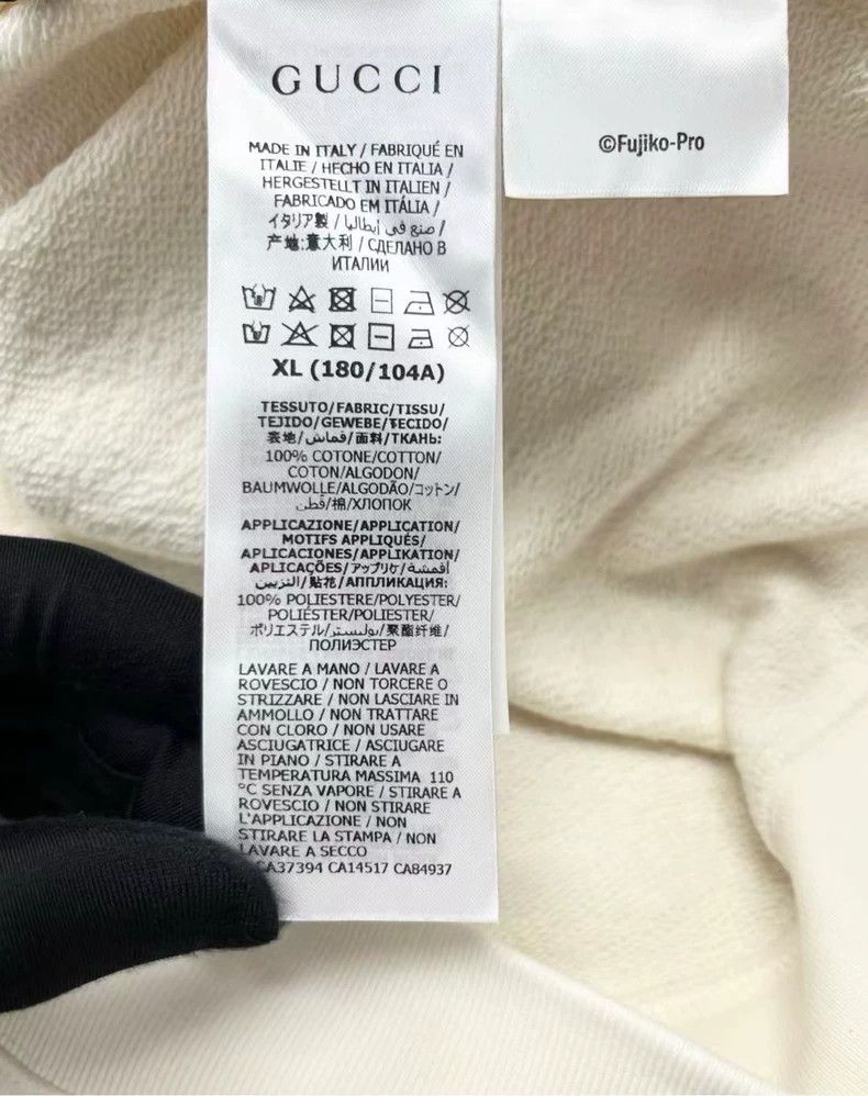 Gucci Gucci x Doraemon Embroidered Hoodie Size US XL / EU 56 / 4 - 3 Thumbnail