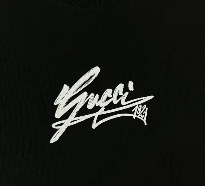 Gucci Gucci 1921 Series Logo Short Sleeve T-shirt Size US L / EU 52-54 / 3 - 4 Thumbnail