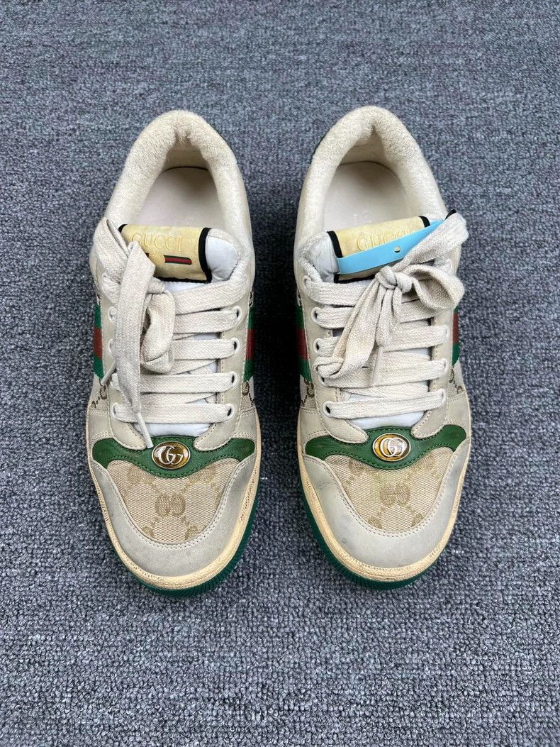 Gucci Gucci Distressed Low-Top Sneakers Size US 7.5 / EU 40-41 - 3 Thumbnail