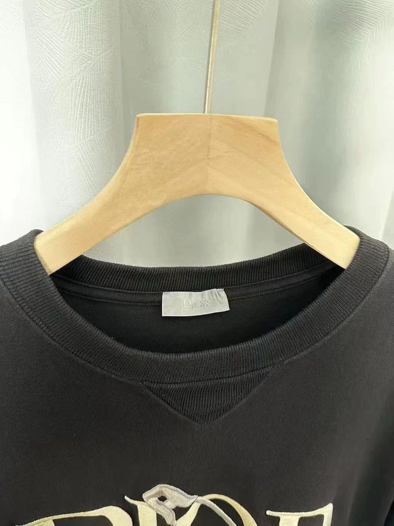 Dior Dior safety pin embroidery letter logo black short-sleeve Size US L / EU 52-54 / 3 - 5 Thumbnail