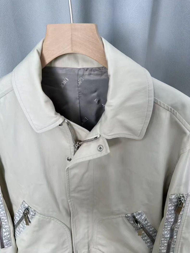 Dior Dior Beige Monogram Patchwork Men's Jacket Size US S / EU 44-46 / 1 - 3 Thumbnail