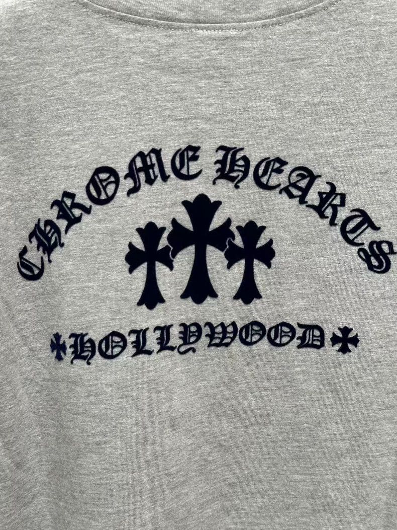 Chrome Hearts Chrome Hearts Gray Cross Long Sleeve Shirt Size US S / EU 44-46 / 1 - 5 Thumbnail