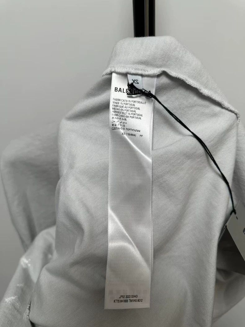 Balenciaga Balenciaga Distressed Graffiti Letter Tee Size US XS / EU 42 / 0 - 5 Thumbnail
