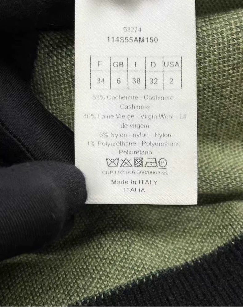 Dior Dior Floral Logo Cashmere Sweater Size US XS / EU 42 / 0 - 4 Thumbnail