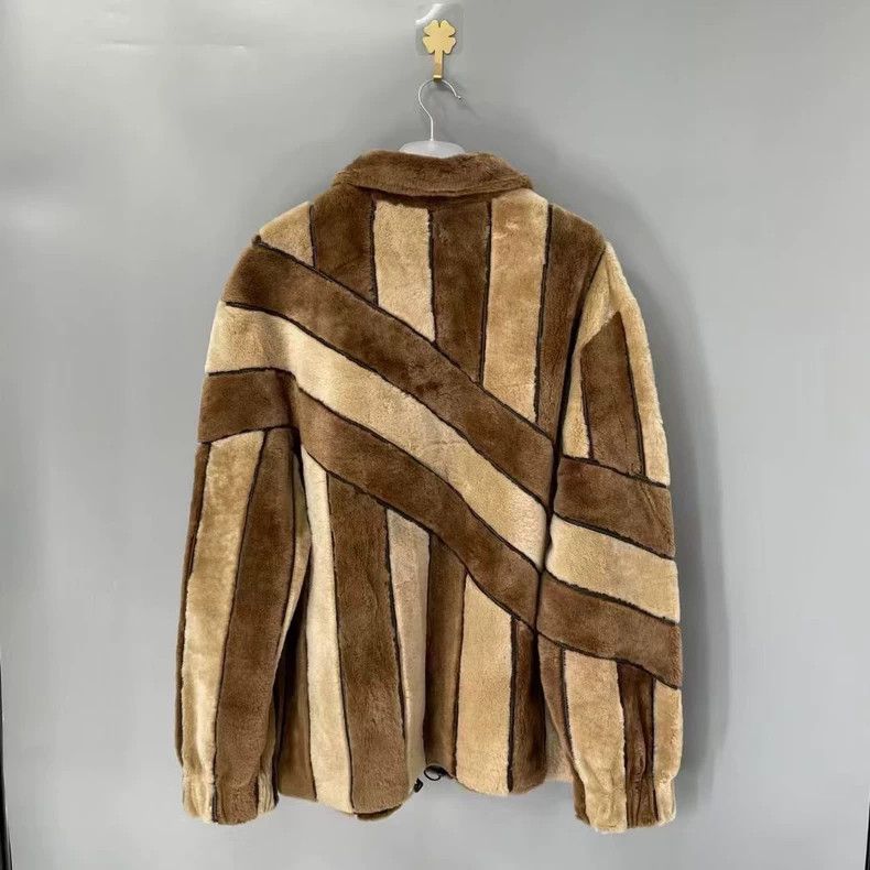Fendi Fendi Colorblock Shearling Fur Jacket Size US L / EU 52-54 / 3 - 2 Thumbnail