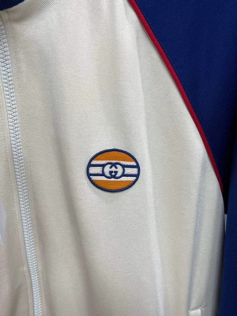 Gucci Gucci Varsity Jacket with Striped Sleeves Size US L / EU 52-54 / 3 - 3 Thumbnail