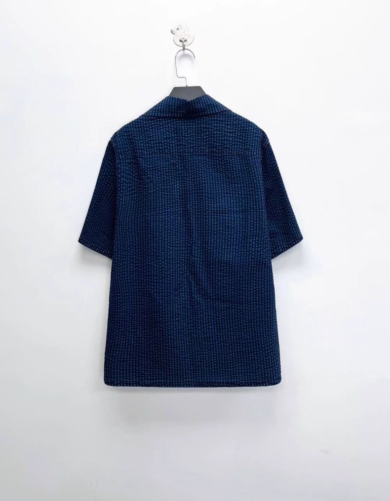 Louis Vuitton Louis Vuitton Blue Short Sleeve Shirt Size US XS / EU 42 / 0 - 2 Thumbnail