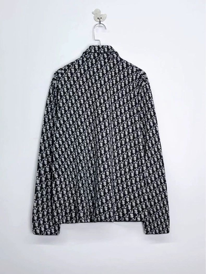 Dior Dior Monogram Cotton Knit Long Sleeve Jacket Size US L / EU 52-54 / 3 - 2 Thumbnail