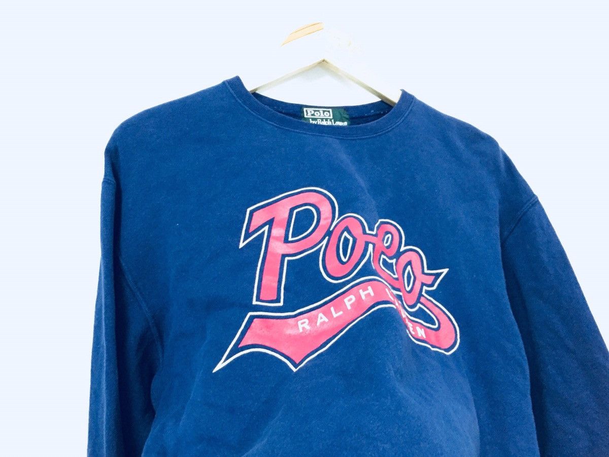 Polo Ralph Lauren Vintage Polo Ralph Lauren Spellout Biglogo Swag Sweatshirt Size US S / EU 44-46 / 1 - 4 Thumbnail