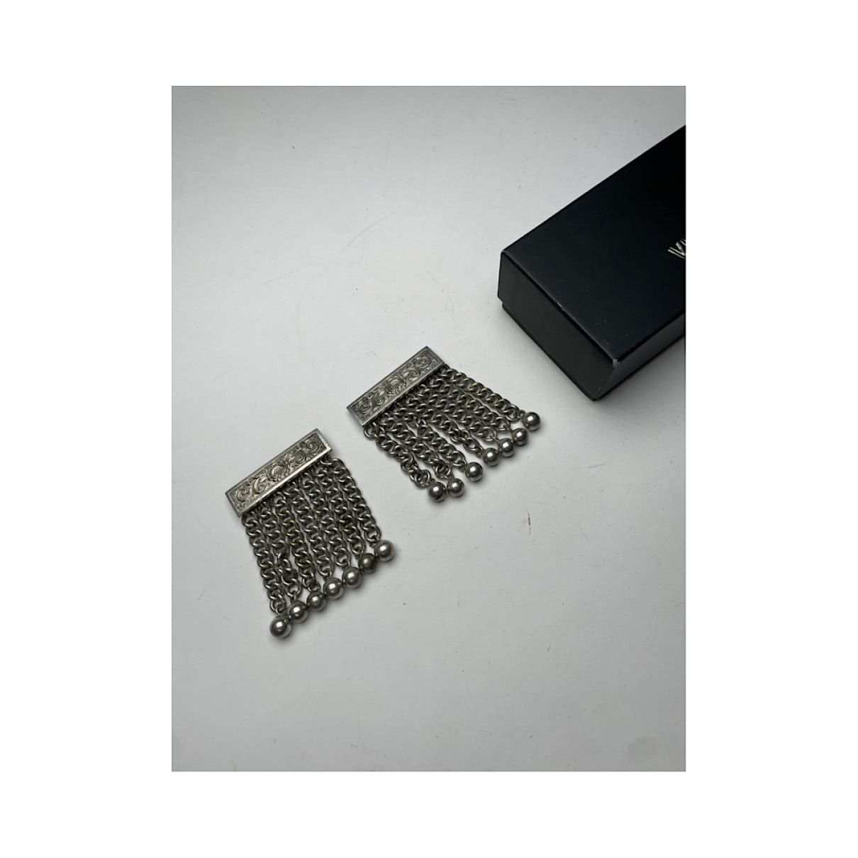 Versace Anthracite Metal Jewellery Set Size ONE SIZE - 4 Thumbnail