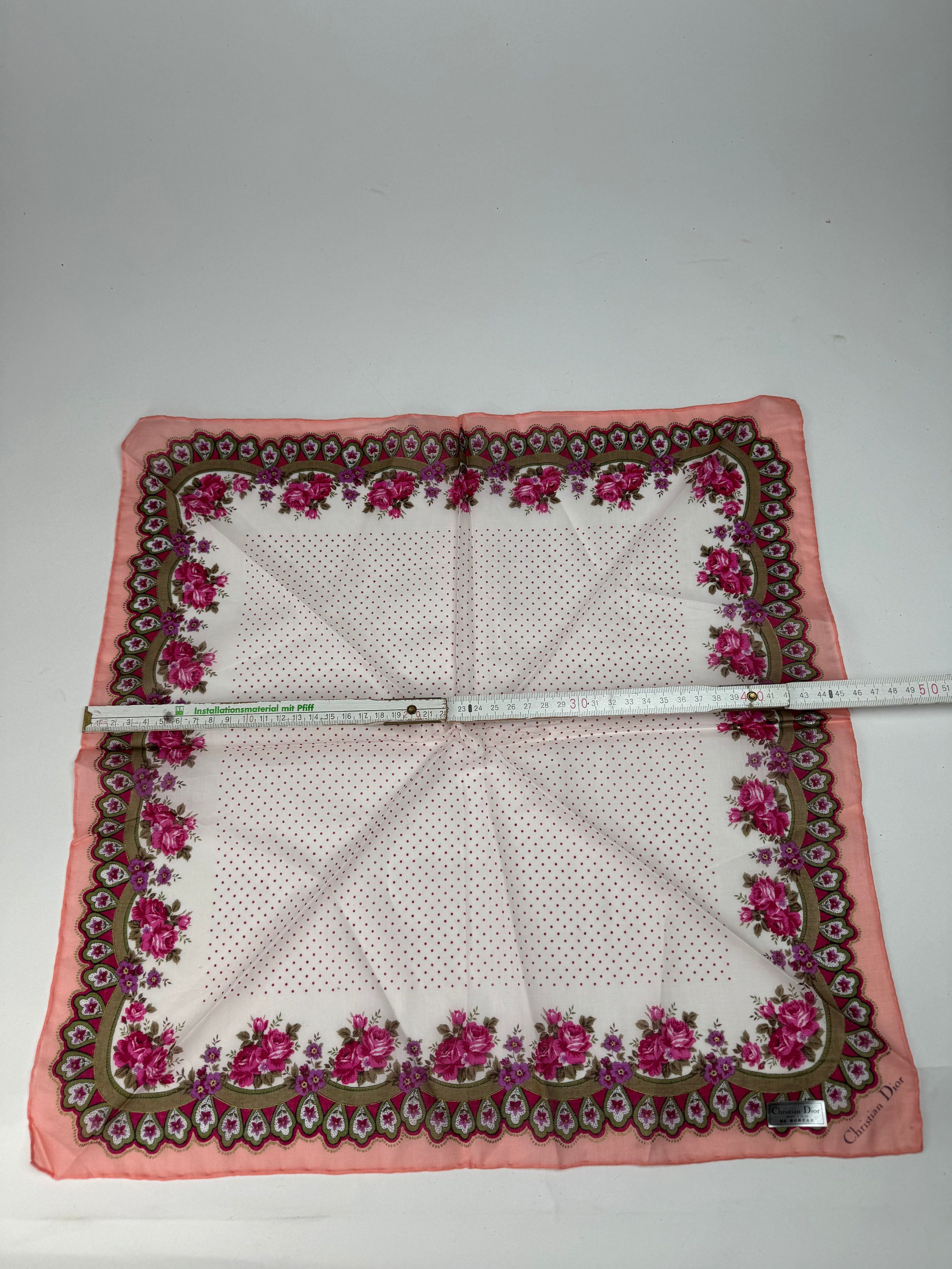 Dior Vintage Silk Scarf Size ONE SIZE - 6 Thumbnail