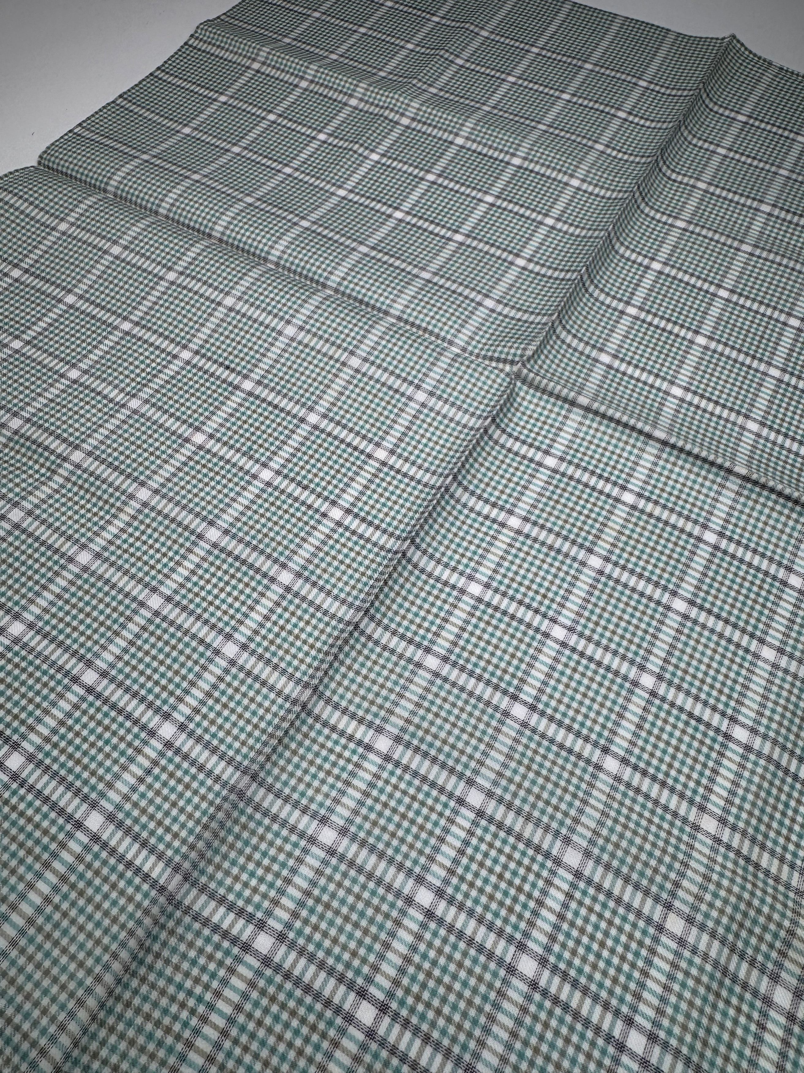 Celine Vintage Checked scarf grey white Size ONE SIZE - 4 Thumbnail