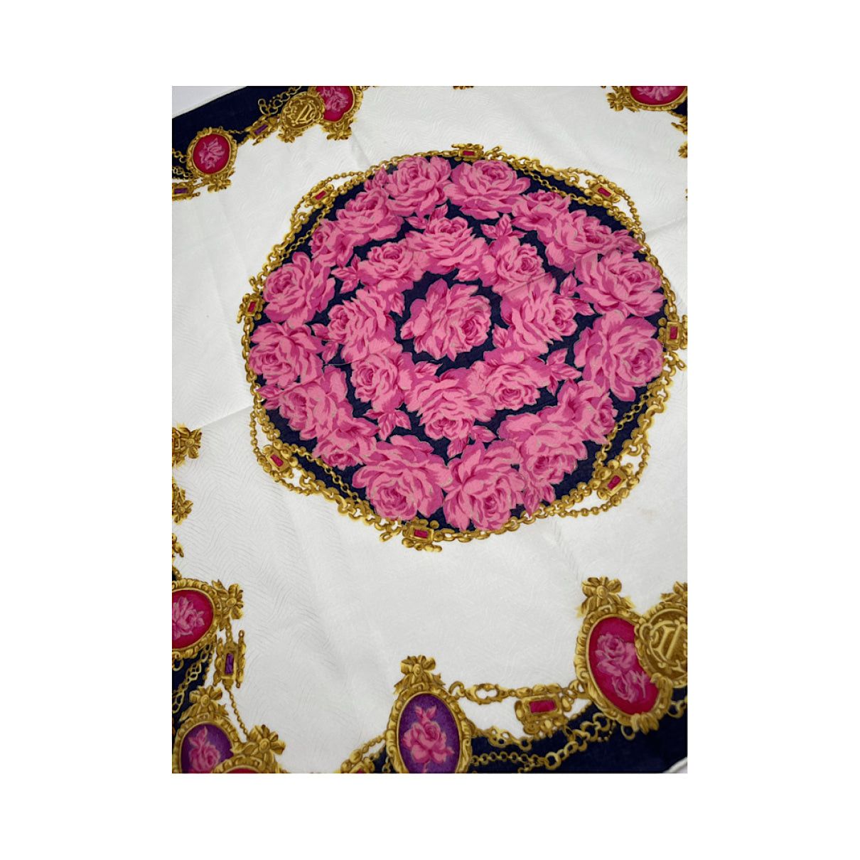 Dior Multicolour Silk Scarf Size ONE SIZE - 4 Thumbnail