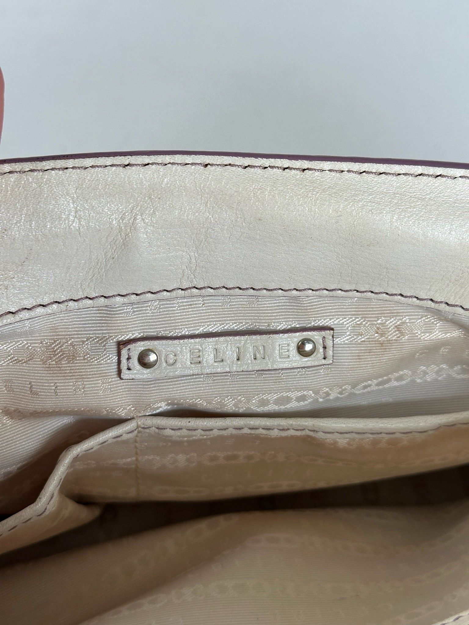 Celine Vintage Paris Leather bag white Size ONE SIZE - 5 Thumbnail