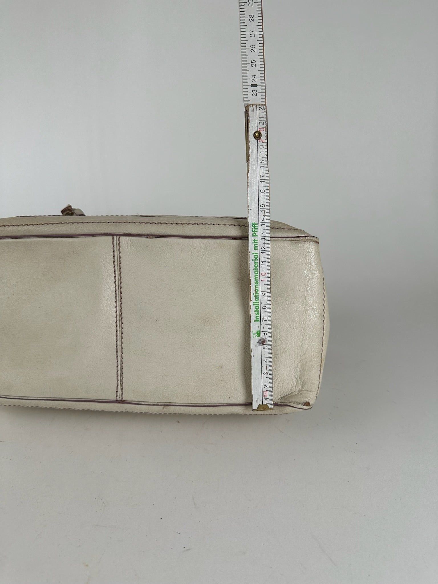 Celine Vintage Paris Leather bag white Size ONE SIZE - 8 Thumbnail